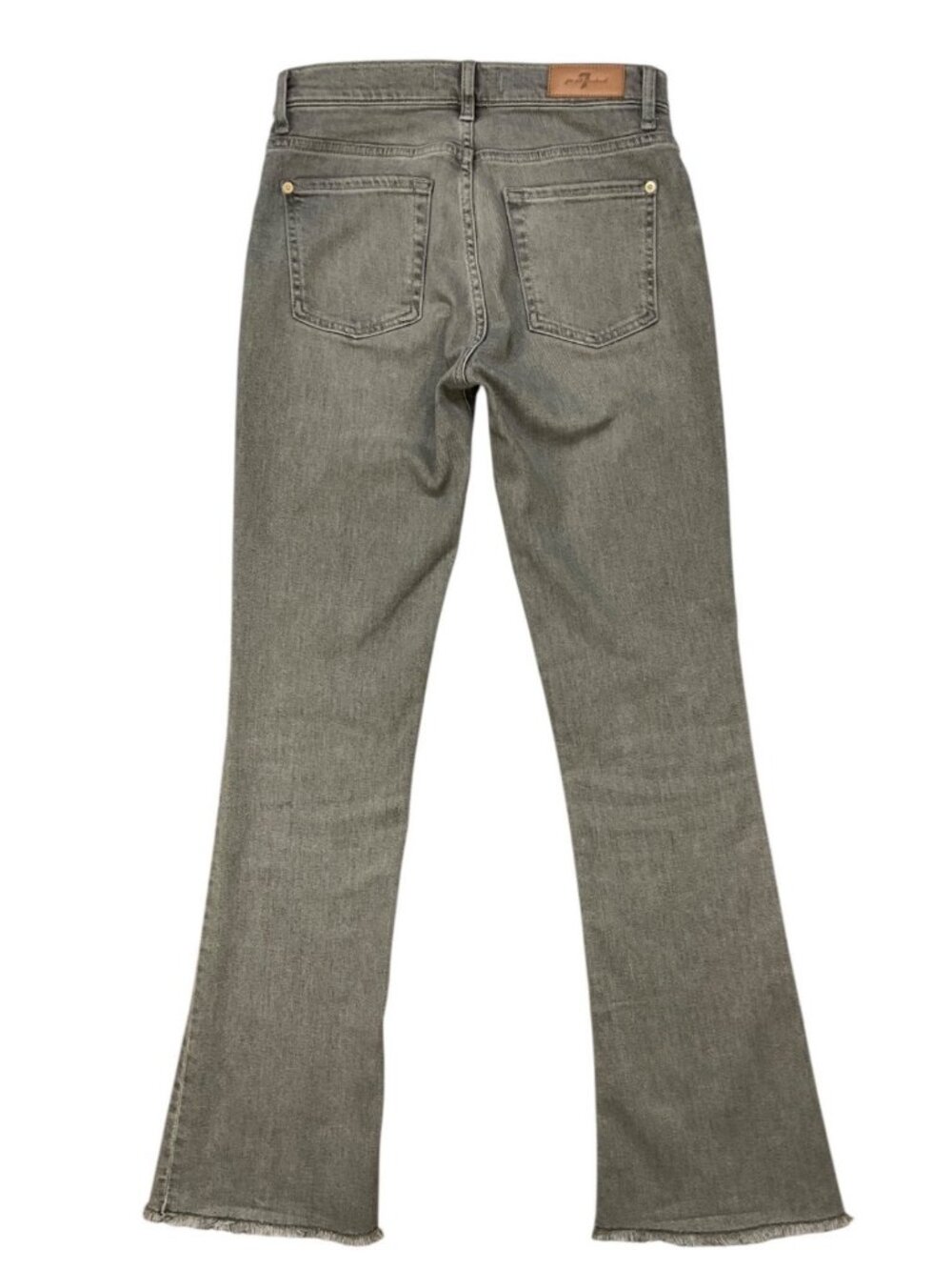 7 For All Mankind 7FAM Bootcut Mid Rise Jean 28 Gray - Picture 12 of 13